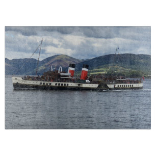 Planche À Découper Le bateau à roues à aubes Waverley au large de l'É