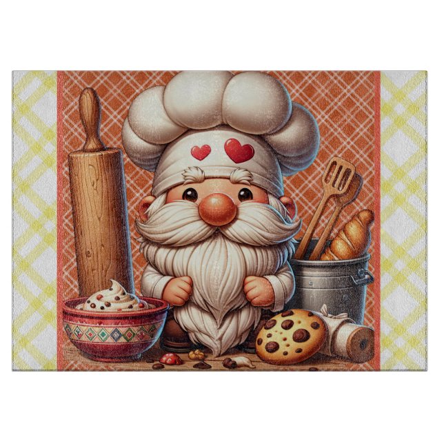 Planche À Découper Le Boulanger Gnome (Devant)