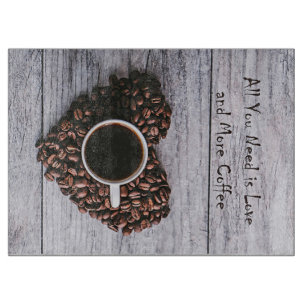 Planche À Découper Le Café Lover Tout Ce Dont Vous Avez Besoin Est L'