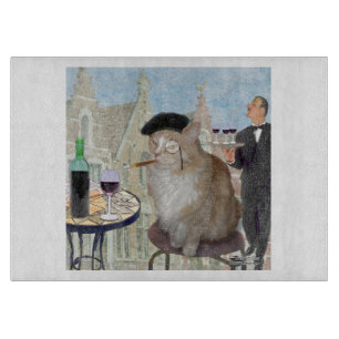 Planche À Découper Le Cat du Café