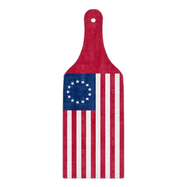 Planche À Découper Le Cercle des étoiles, drapeau américain par Betsy (Devant)