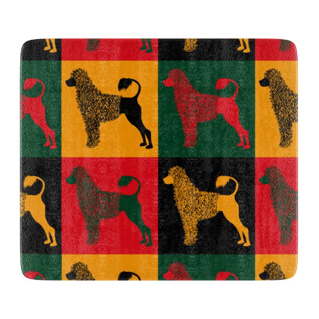 Planche À Découper Le chien d'eau portugais intelligent (Devant)