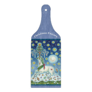 PLANCHE À DÉCOUPER LE CHRISTMAS UNICORN HOLIDAY VERRE BOARD