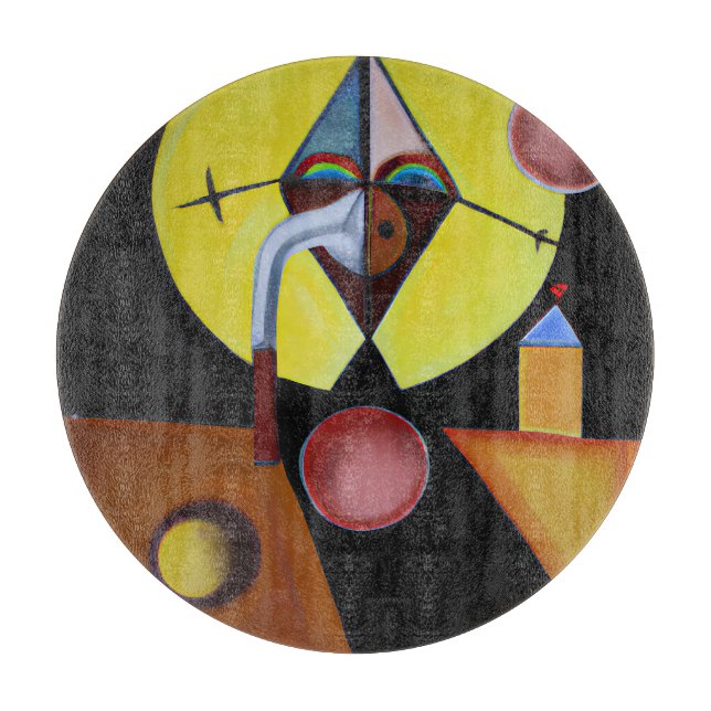 Planche À Découper Le docteur de la peste - Peinture à l'huile (Devant)