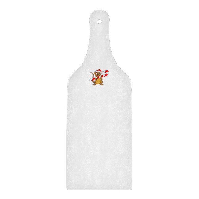 Planche à découper le fromage - Souris de Noël (Devant)