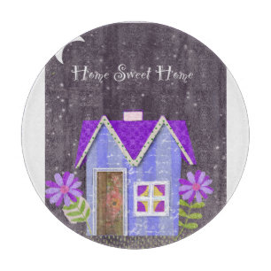 Planche À Découper Le Jardin Crépusculaire (Pervenche & Indigo)