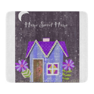 Planche À Découper Le Jardin Crépusculaire (Pervenche & Indigo)