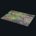 Planche À Découper Le jardin d'Iris par Claude Monet<br><div class="desc">Le jardin d'Iris par Claude Monet.
Visitez mon magasin pour un design plus intéressant et plus de choix de couleurs => zazzle.com/colorfulworld*</div>
