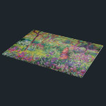 Planche À Découper Le jardin d'Iris par Claude Monet<br><div class="desc">Le jardin d'Iris par Claude Monet.
Visitez mon magasin pour un design plus intéressant et plus de choix de couleurs => zazzle.com/colorfulworld*</div>