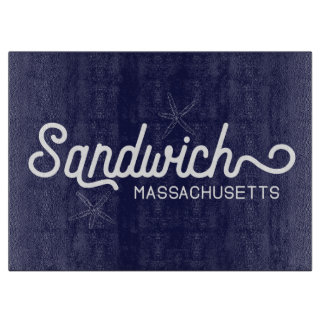 Planche À Découper Le littoral du Massachusetts Sandwich