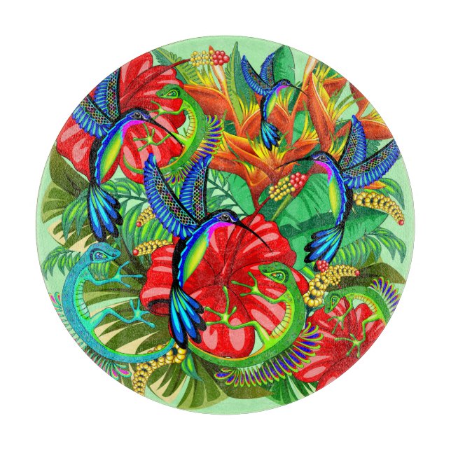 Planche À Découper Le Lizard et le Colibri (Devant)