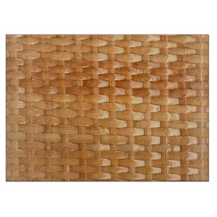 Planche À Découper Le look de laque en osier Basketweave Texture