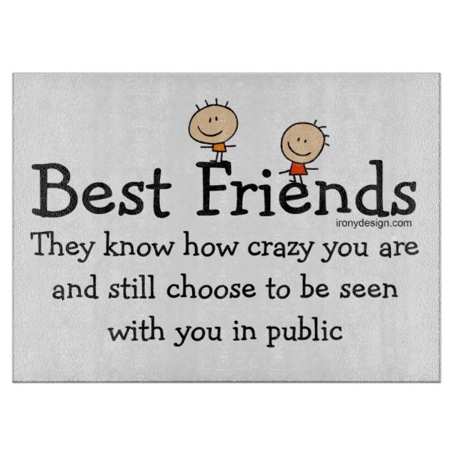 Planche À Découper Le meilleur ami sait (Devant)