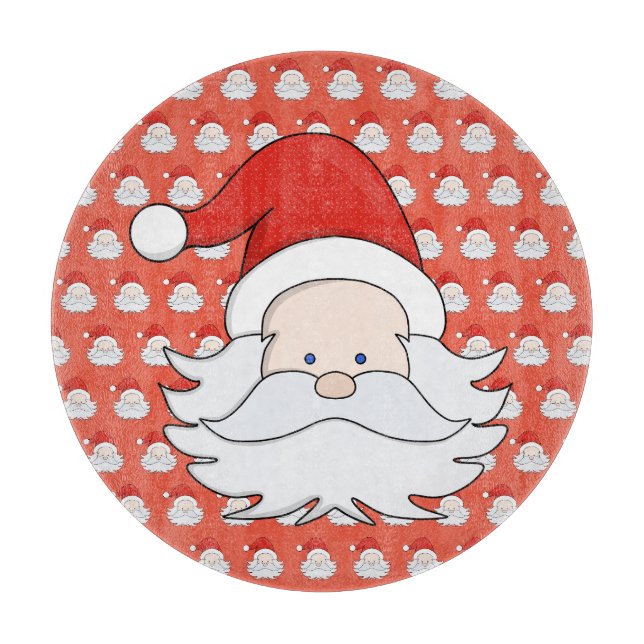 Planche À Découper Le mignon Père Noël (Devant)