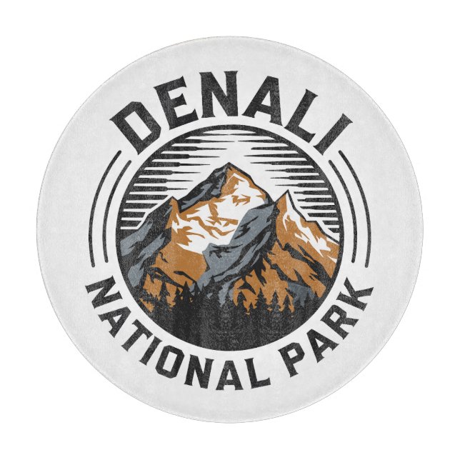 Planche À Découper Le Parc national de Denali (Devant)