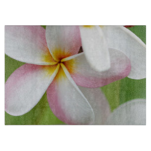 Planche À Découper Le Plumeria fleurit la fleur florale de Frangipani