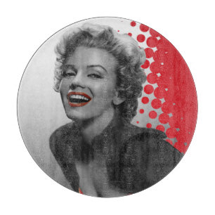 Planche À Découper Le rouge pointille Marilyn