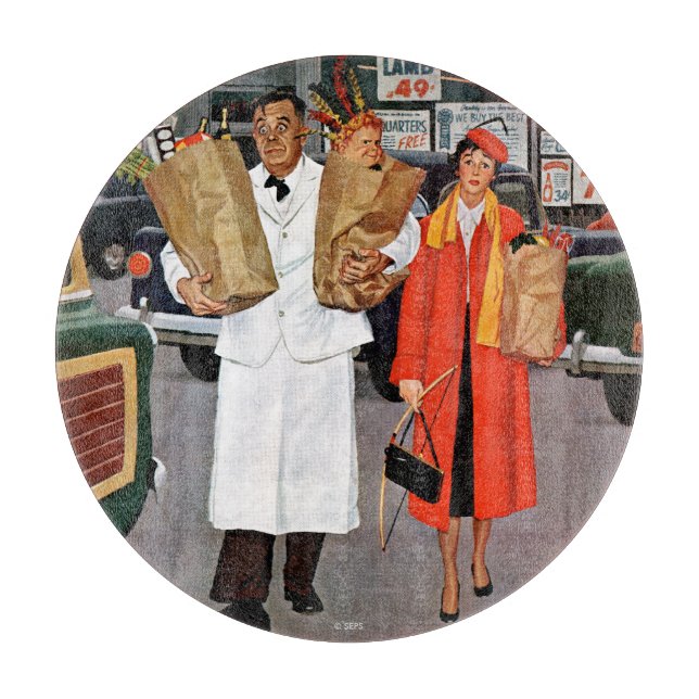 Planche À Découper Le sac plein de problèmes (Devant)