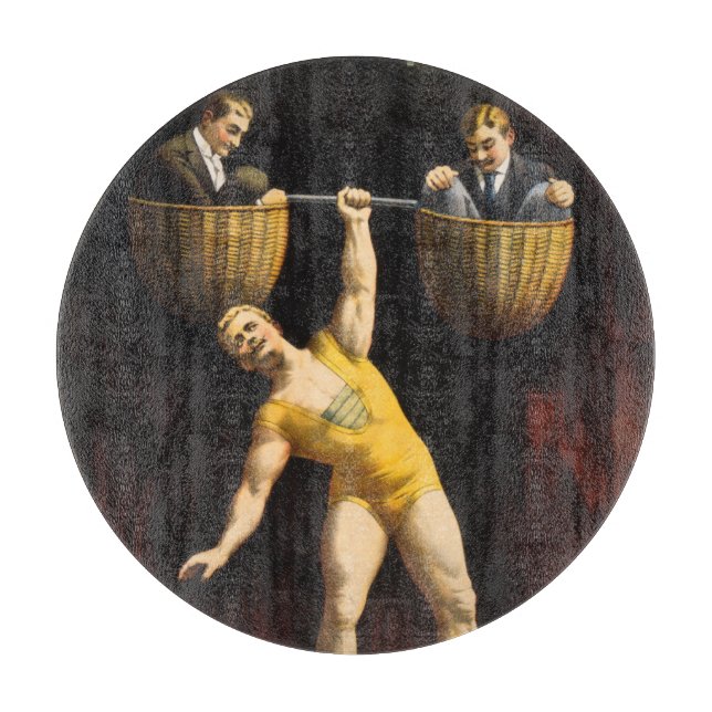 Planche À Découper Le Sandow Eugen Sandow Vaudeville Weightlifter (Devant)