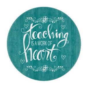 Planche À Découper L'enseignement est un travail d'expression