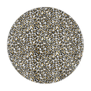 PLANCHE À DÉCOUPER LEOPARD POSTER DE ANIMAL PLATEAU CUTTING BOARD