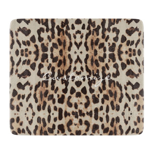 Planche À Découper Leopard Spots Motif Thunder_Cove (Devant)
