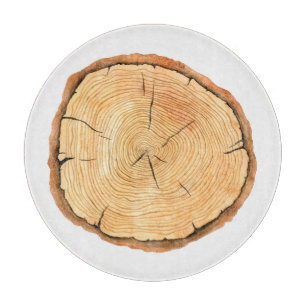 Planche À Découper Les anneaux de la nature : Triomphe de la texture