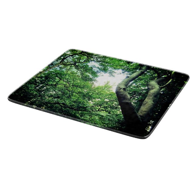 Planche À Découper Les arbres verts (Coin)