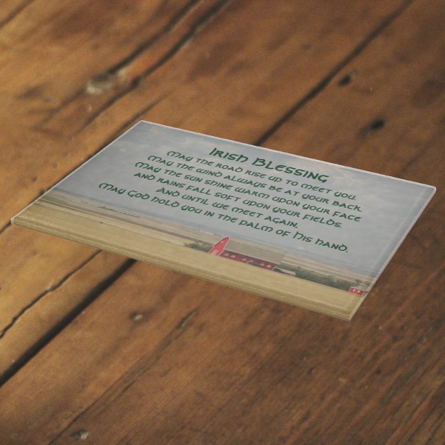 Planche À Découper Les champs traditionnels irlandais de blé d'or (Créateur téléchargé)