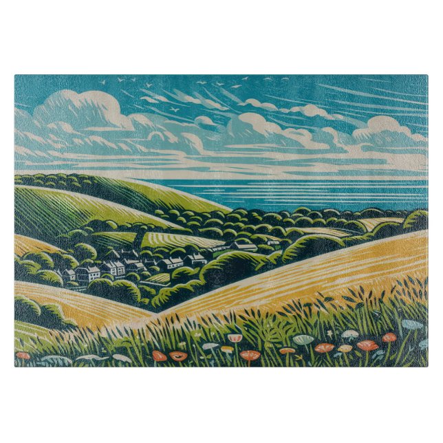 Planche À Découper Les Downs Sussex (Devant)