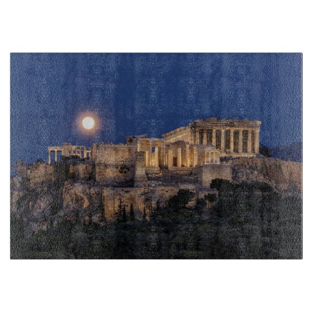 Planche À Découper Les monuments | Parthénon Athènes, Grèce (Devant)