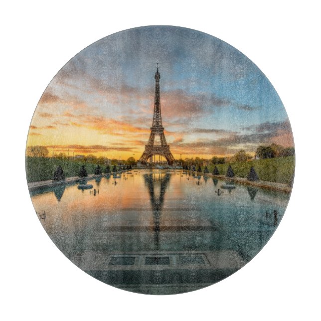 Planche À Découper Les monuments | Tour Eiffel (Devant)