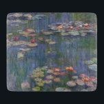 Planche À Découper Les nénuphars de Claude Monet<br><div class="desc">Ce tableau est une série de peintures à l'huile de l'impressionniste français Claude Monet (1840-1926) représentant le jardin fleuri de Monet à Giverny et qui ont été le principal objet de la production artistique de Monet pendant les trente dernières années de sa vie.</div>