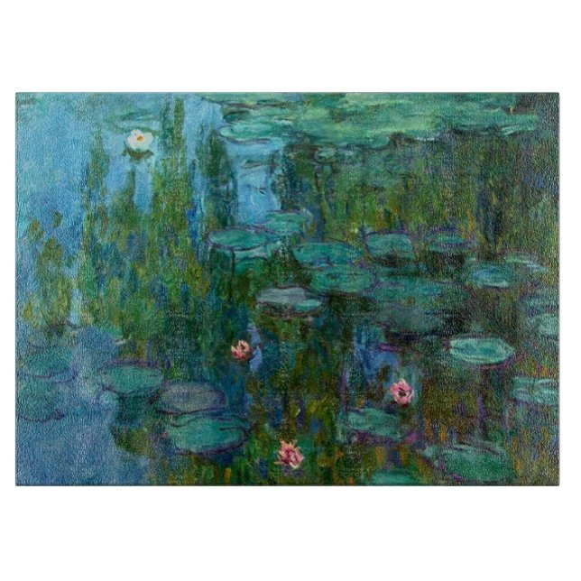Planche À Découper Les nymphéas de Claude Monet (Devant)