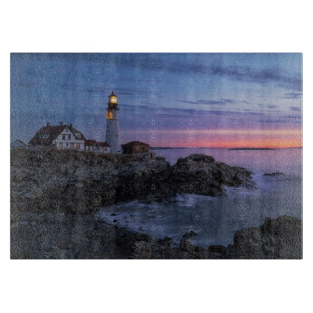 Planche À Découper Les phares | Phare du Cap Elizabeth Maine (Devant)