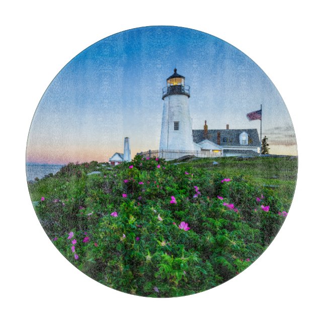 Planche À Découper Les phares | Point Lighthouse Bristol Maine (Devant)