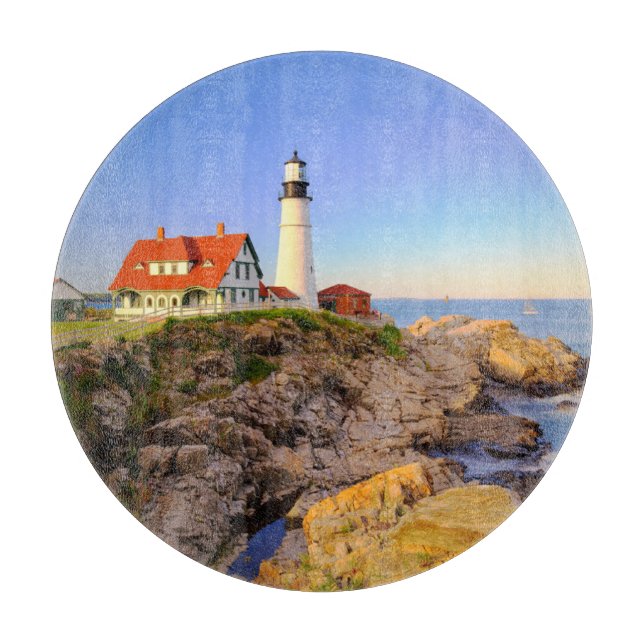 Planche À Découper Les phares | Rockport Lighthouse Maine (Devant)