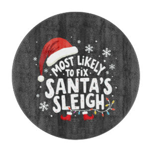 Planche À Découper Les plus susceptibles de réparer Père Noël Sleigh