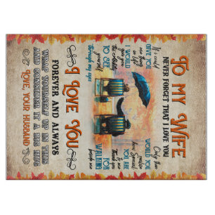 Planche À Découper Lettre Personnalisée À Ma Femme Amour Du Mari B