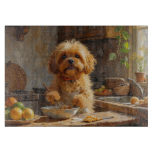 Planche À Découper Lhasa Apso cuisine dans la cuisine