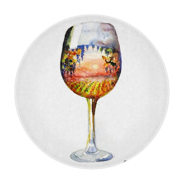 Planche À Découper L'histoire du vin (Devant)