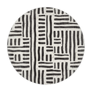 Planche À Découper Lignes dessinées à la main, texture grossière et t