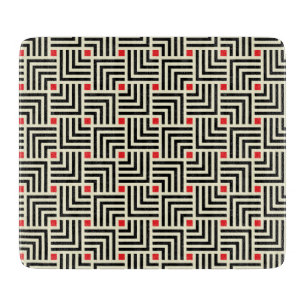 Planche À Découper Lignes géométriques motif