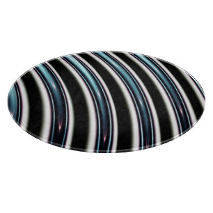 Planche À Découper Lignes incurvées étroitement d'une fractale