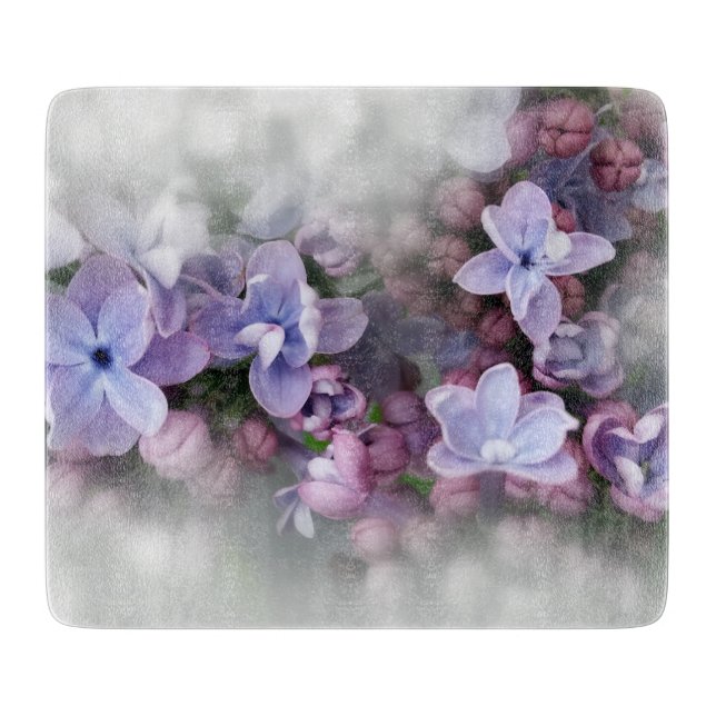 Planche À Découper Lilac fleurit (Devant)