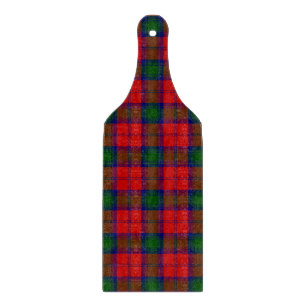 Planche À Découper Lindsay tartan rouge vert plaid
