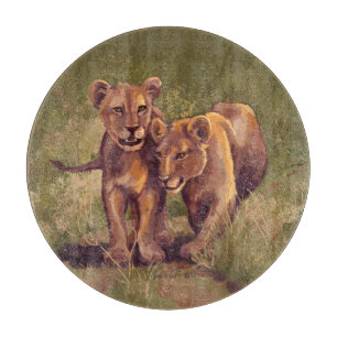 Planche À Découper Lion Cubs