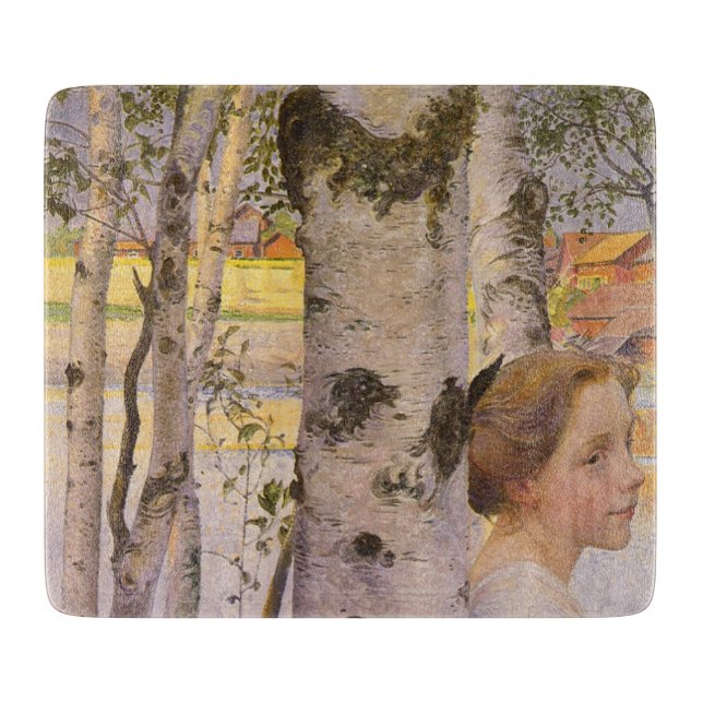 Planche À Découper Lisbeth au Birch Grove (Belle Jeune Fille) (Devant)