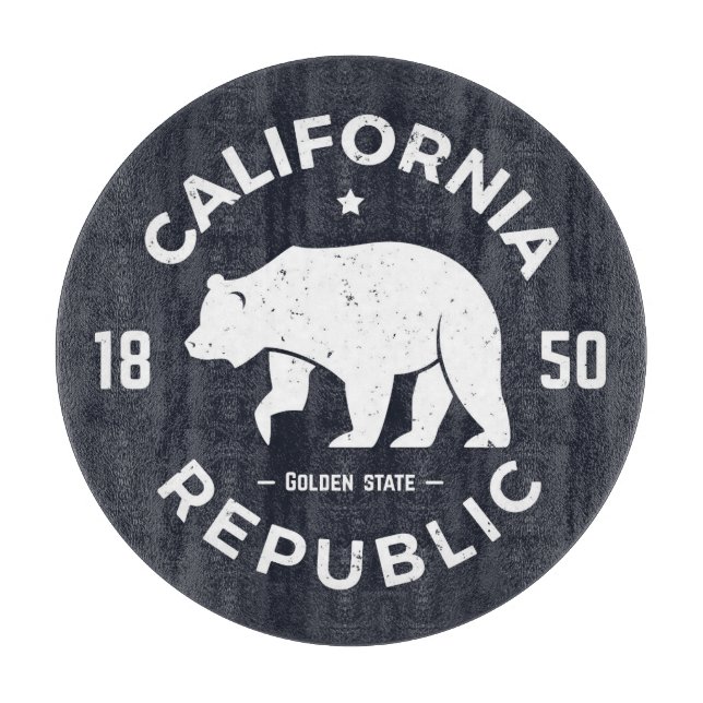 Planche À Découper Logo | de la Californie le Golden State (Devant)