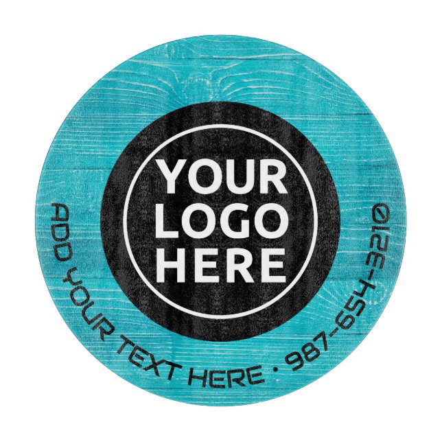 Planche À Découper LOGO & TEXTE | Panneau de découpe de verre d'entre (Devant)